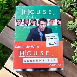 🆕️House Seasons 1 - 4 DVD Boxed Set Collection